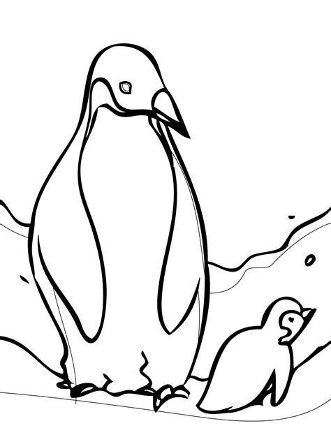 Penguin Coloring Pages 4 Coloring Kids Coloring Kids