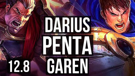 Darius Vs Garen Top Penta 8 Solo Kills Legendary 300 Games