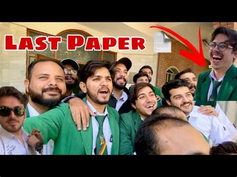 Last Paper Vlog Edwardes College Peshawar Hammadkhan Vlogs Youtube