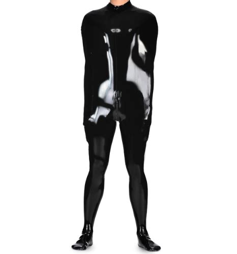 100 Latex Rubber Cosplay Bodysuit Tights Armless Catsuit 0 4mm S Xxl