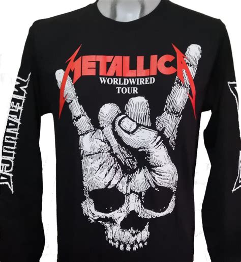 Metallica Long Sleeved T Shirt WoldWired Tour Size L RoxxBKK