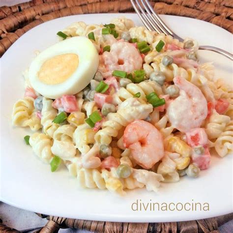 Ensaladilla De Pasta Con Gambas Receta De DIVINA COCINA