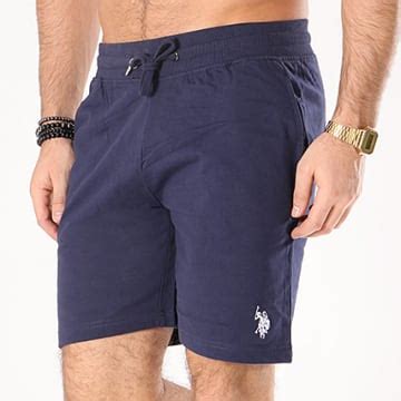 Us Polo Assn Short Jogging Uspa Fleece Bleu Marine