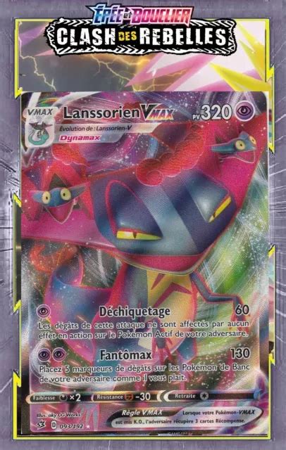 LANSSORIEN VMAX EB02 CLASH DES Rebelles 093 192 Carte Pokemon