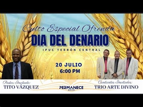 CULTO DIA DEL DENARIO YouTube