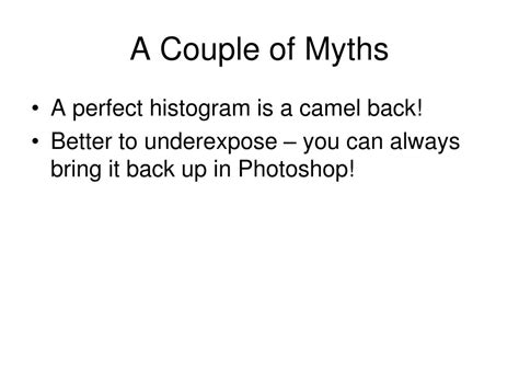 Ppt Introduction To Understanding Your Digital Cameras Histogram By