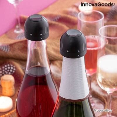 Bouchon pour Bouteille de Champagne InnovaGoods Fizzave 2 Pièces