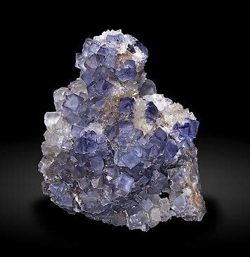 Fluorite With Quartz Blanchard Mine Portales Blanchard Mine