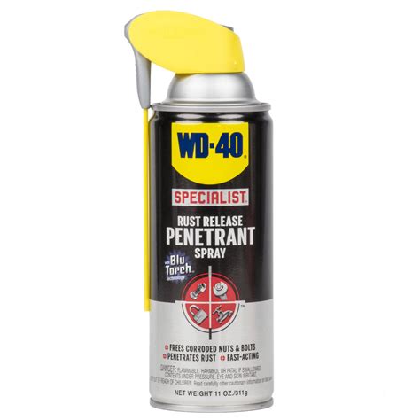 Wd 40 Specialist 11 Oz Rust Release Penetrant Spray With Smart Straw