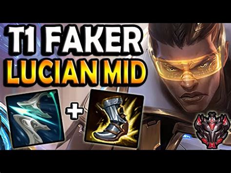 T1 Faker LUCIAN MID Vs VIKTOR Patch 11 3 Ranked Korea YouTube