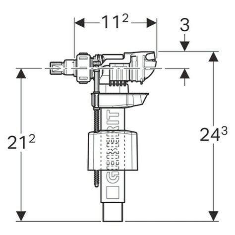 Geberit Univerzalni Ventil Za Punjenje Vodokotli Bauhaus