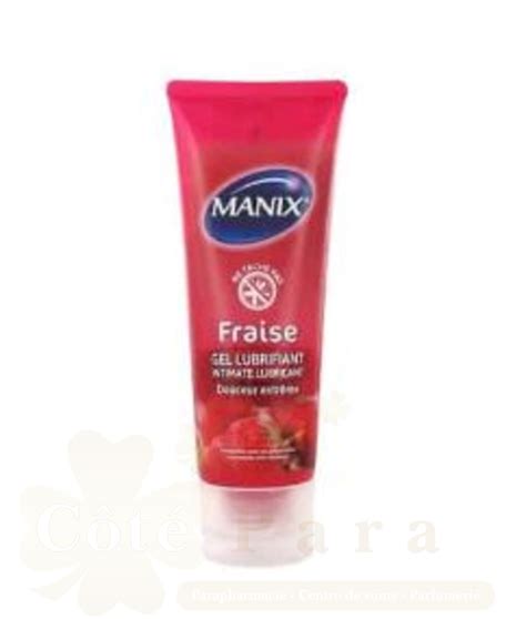 Manix Gel Lubrifiant Fraise Ml C T Para Parapharmacie En Ligne