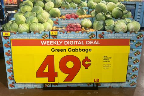 Green Cabbage Is As Low As 39¢ Per Lb At Kroger Kroger Krazy