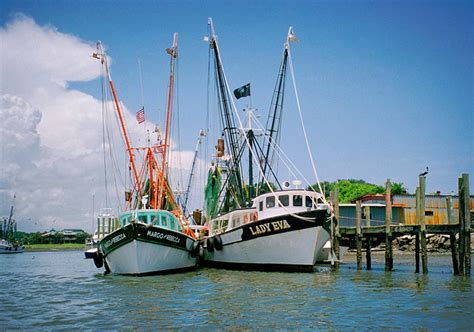 South Carolina Sc Shrimp Shrimping Industry Shrimp Boat Photos And