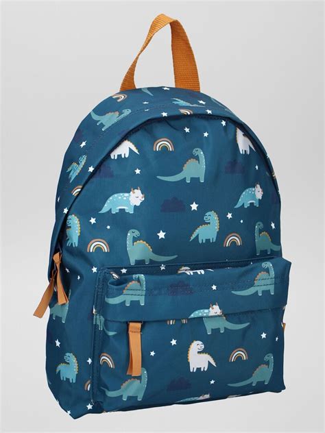 Sac Dos Dinosaures Bleu Kiabi