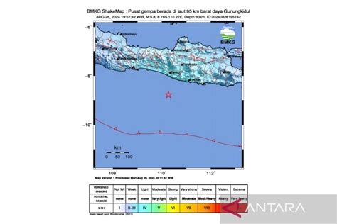 Bmkg Catat Dua Gempa Susulan Dipicu Aktivitas Megathrust Diy Antara