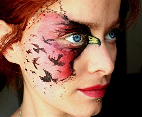 Bird Makeup Makeup Bird Makeup Halloween Face Makeup