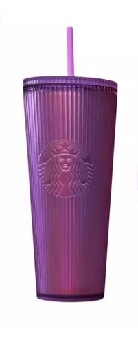 Vaso Starbucks Morado Purple Stripe 2024 Cuotas sin interés