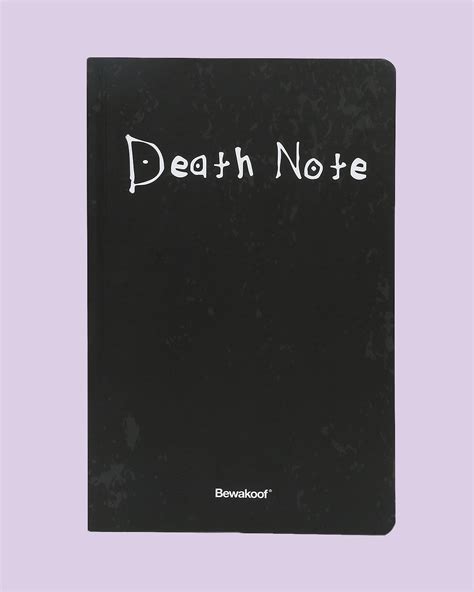 Buy Shinigami Soft Bound Notebook Online In India At Bewakoof