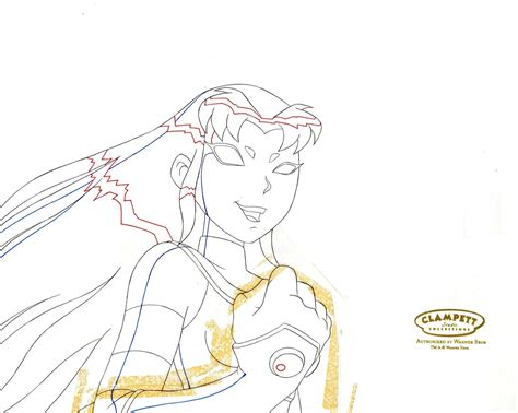 Dc Comics Studio Artists Teen Titans Original Production Drawing