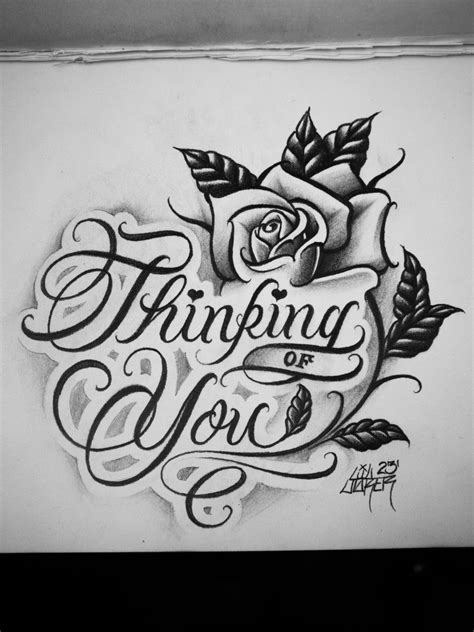 Chicano Script Lettering Drawing Chicano Love Rose Drawing