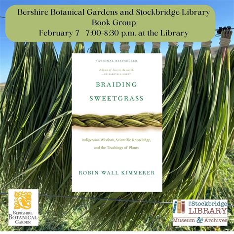 Bbg And Sla Book Group Braiding Sweetgrass By Robin Wall Kimmerer