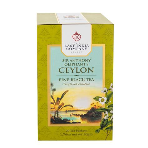 Buy The East India Company Sir Anthony Oliphants Ceylon Black Tea 20 Individual Sachet Tea