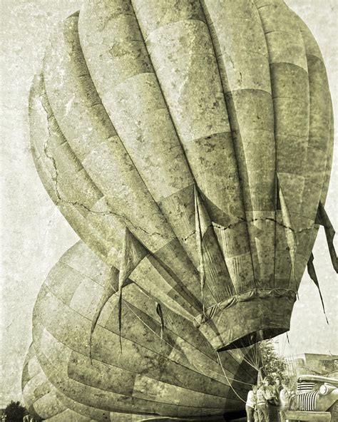 Vintage Ballooning Iii Digital Art By Betsy Knapp Pixels