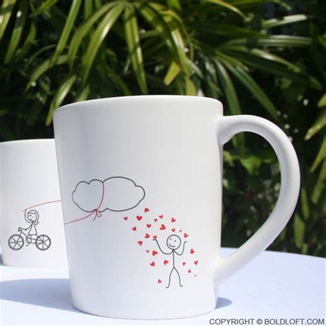 Unique His And Her Coffee Mugs Shower You With My Love Couple Coffee