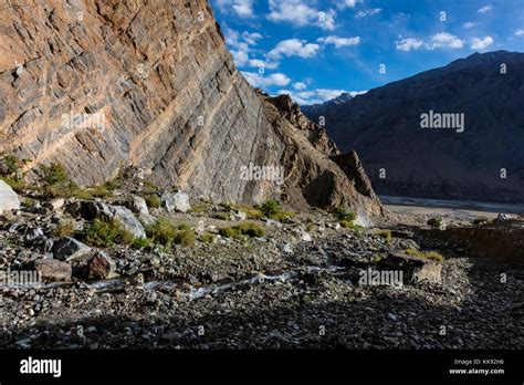 A Side Creek Heads Into The Zanskar River Gorge Zanskar Ladakh