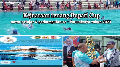 Penjaringan Kosn Kejuaraan Renang Bupati Cup Antar Pelajar