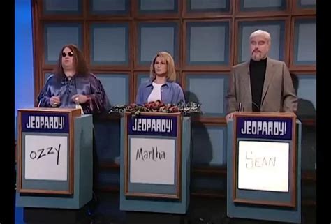 Celebrity Jeopardy Sean Connery Martha Stewart Ozzy Osbourne Snl480p