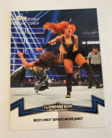 Becky Lynch Topps Wwe Womens Division Matches Moments Insert Card