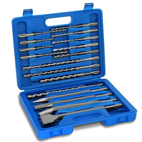 Gmtools Juego De Brocas Y Cinceles De Martillo Giratorio Sds Plus