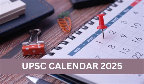 Upsc Calendar 2025 Out Check Revised Exam Calendar Pdf