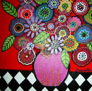 Gallery Of Modern Folk Artist Pristine Cartera Turkus Everbloom Iii