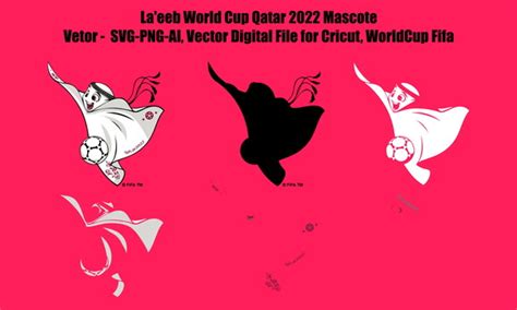 Laeeb World Cup Qatar Mascote Vetor Cdr Digital Elo