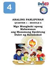 Ap Slm Q Qa Pdf Araling Panlipunan Quarter Module Mga