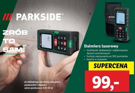 Dalmierz Laserowy Parkside Promocja Lidl Ding Pl