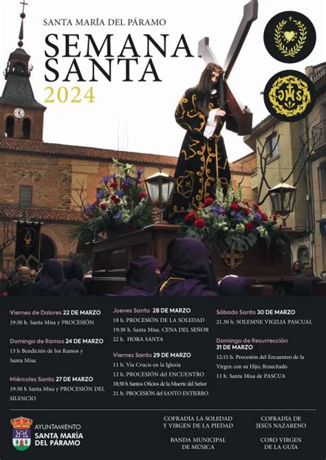 Santa María del Páramo ya tiene programa oficial para esta Semana Santa