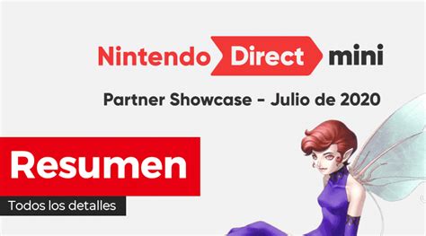 Resumen Oficial De Todos Los Anuncios Del Nintendo Direct Mini Partner