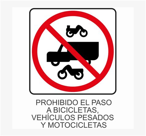 Prohibido El Paso A Bicicletas Veh Culos Pesados No Smoking Vector