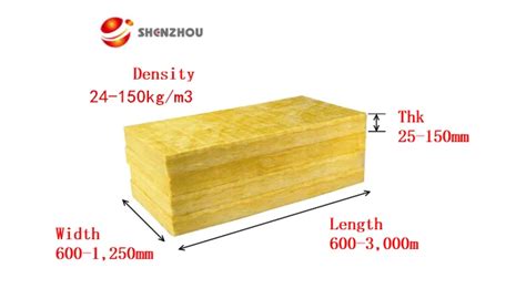 48kg M3 Density Thermal Insulation Glass Wool Fiberglass Rigid Board