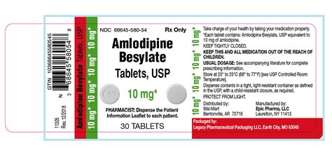 Amlodipine Besylate Tablets USP 10 Mg Livealth