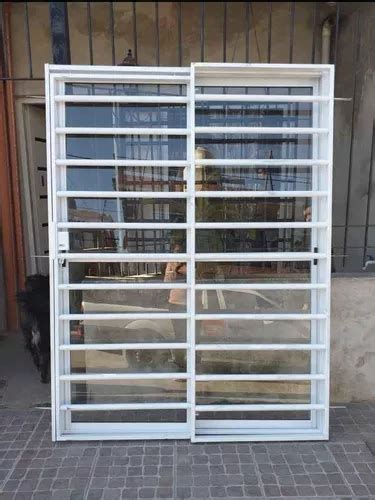 Puerta Reja Balcon De Ca Os Horizontales Corrediza X En Venta En