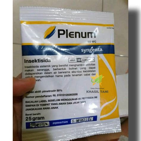 Insektisida PLENUM 50 WG 25 Gram Obat Wereng SYNGENTA Lazada