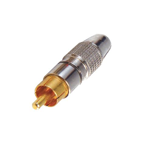 Plug Rca Macho Profissional Dtech Inova