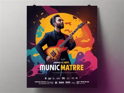 Premium Photo Music Flyer Template