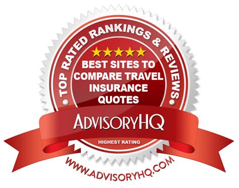 Top 6 Sites To Compare Travel Insurance Quotes 2017 Ranking Travel And Holiday Insurance