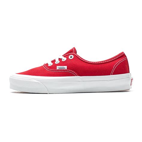 Vans Vault Og Authentic Lx Red And Sneakerbox